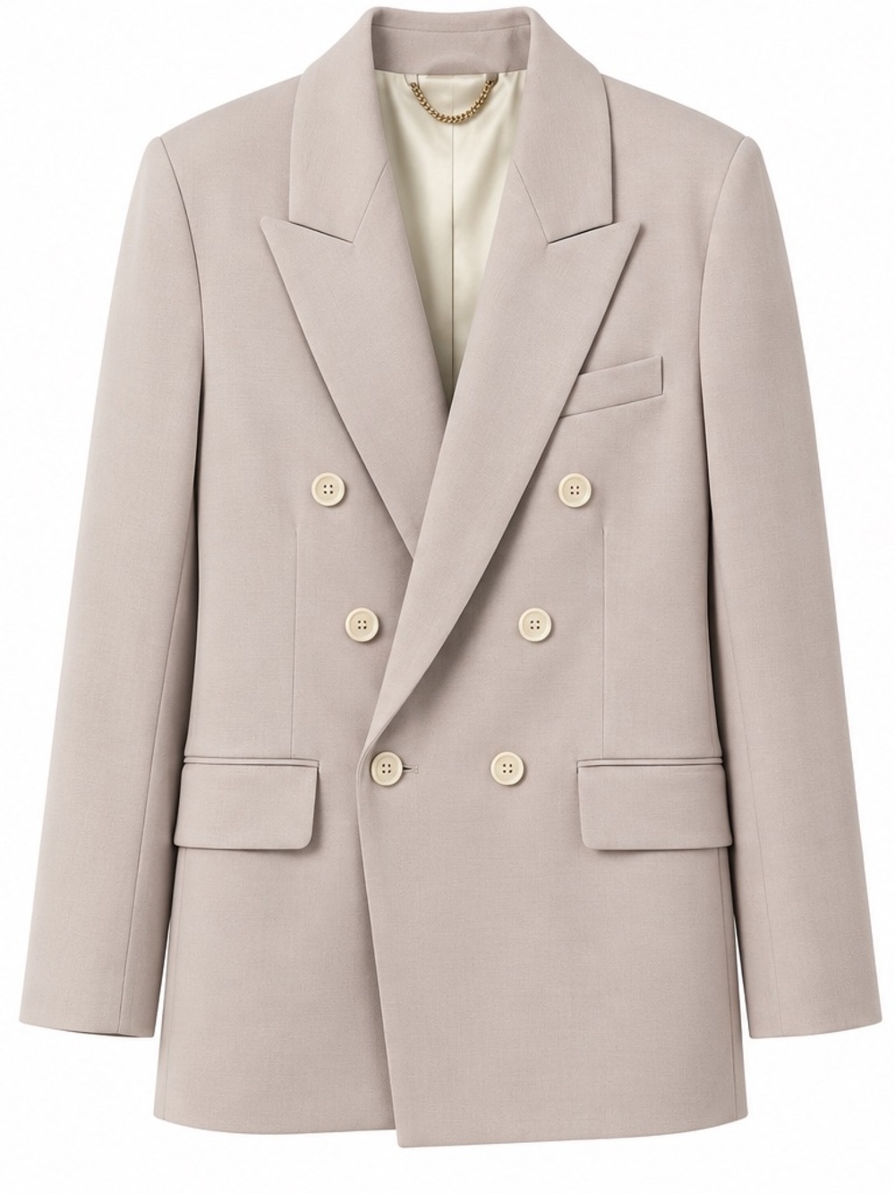 Victoria Beckham Double-Breasted Blazer – Fits Like Size 8